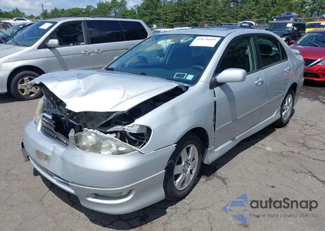 2008 Toyota Corolla S из США, поврежденный, VIN 2T1BR32E78C938166